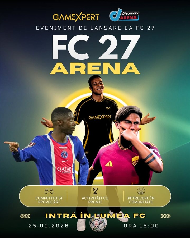 FC 27 Arena — EA FC 27 launch event · Discovery Arena & GAMEXPERT
